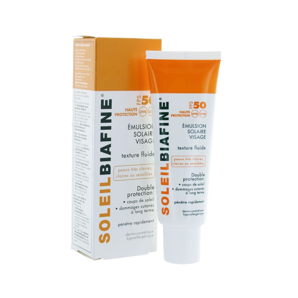Cicabiafine Soleil Emulsion Visage Spf50 50ml