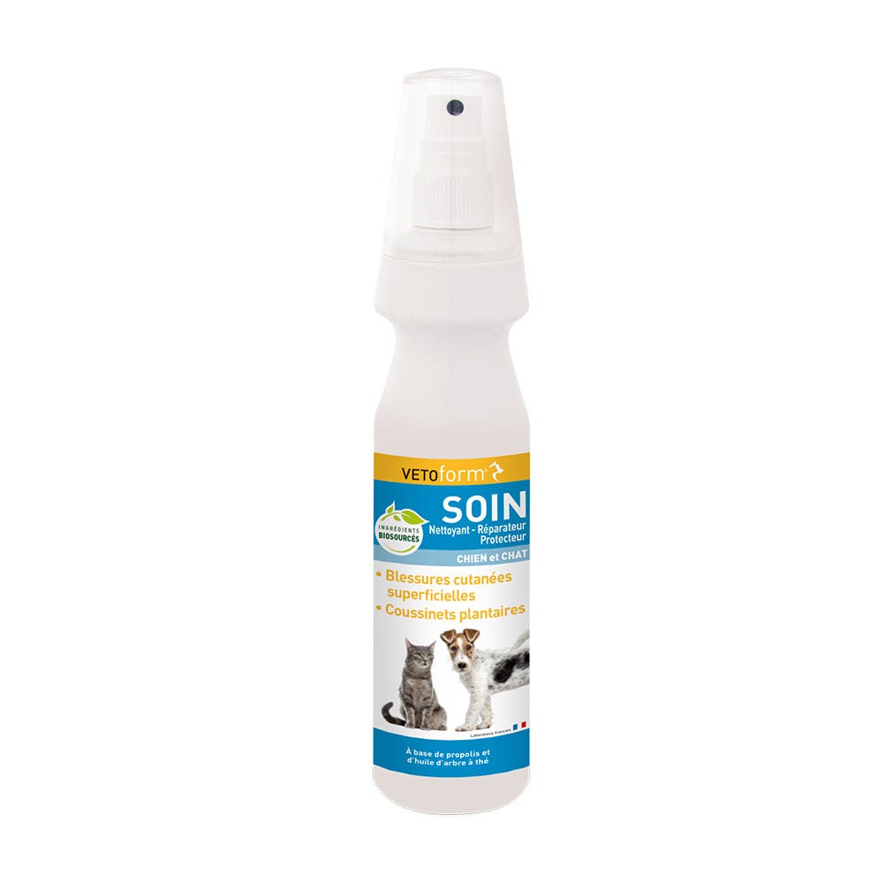 Vetoform Chien et Chat Spray protecteur et reparateur cutané-coussinet 150ml