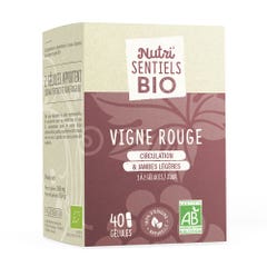 Nutrisante Nutri'sentiels Vigne rouge Bio Circulation 40 gélules