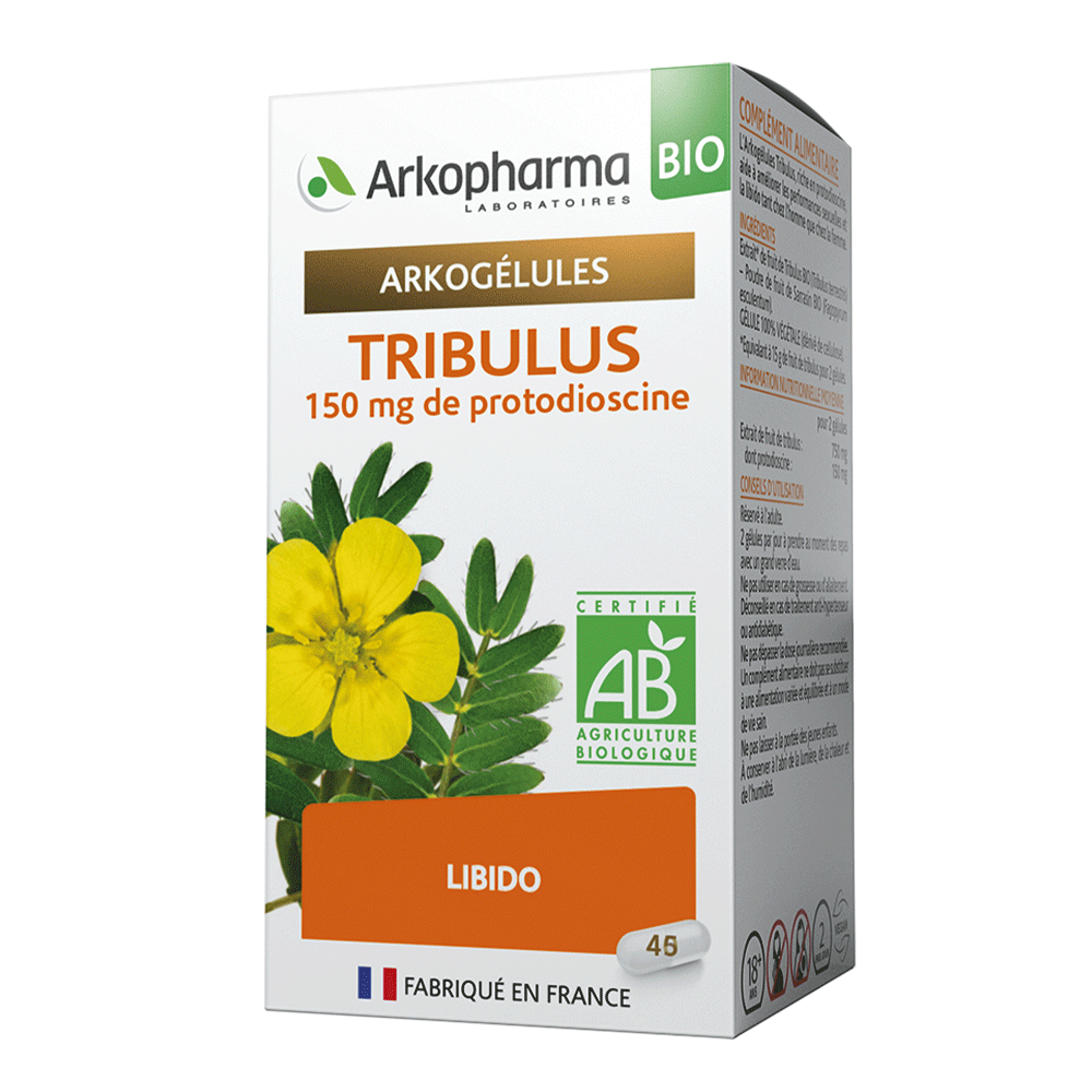 Arkopharma Arkocapsules Arkoglules Tribulus 45 Capsules 40 Gélules