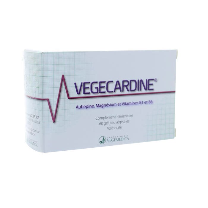 Vegecardine 60 Gelules Vegetales Vegemedica
