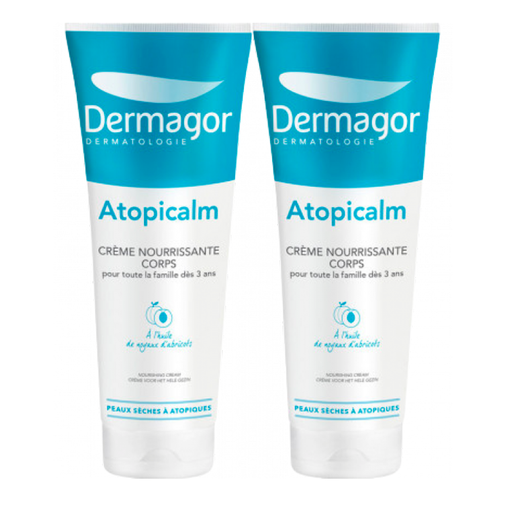Creme Nourissante Corps Pour Toute La Famille 2x250ml Atopicalm Dermagor