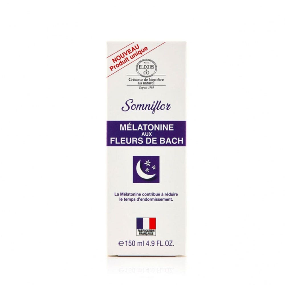 Elixirs & Co Somniflore Mélatonine Fleurs de Bach Bio 150ML