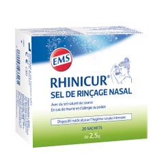 Rhinicur Sel De Rincage Nasal X20 Sachets de 2,5g