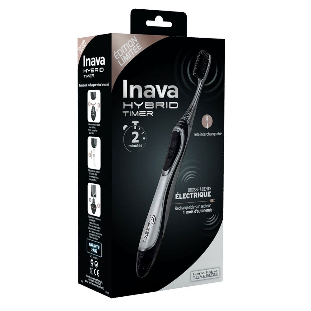 Inava Hybrid Brosse A Dents Electrique Timer