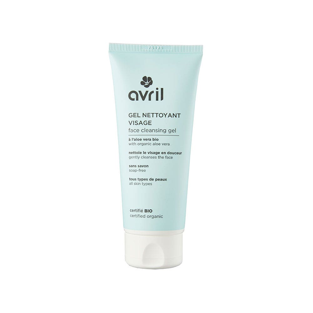 Avril Gel nettoyant doux visage a l'Aloe Vera bio 100ml