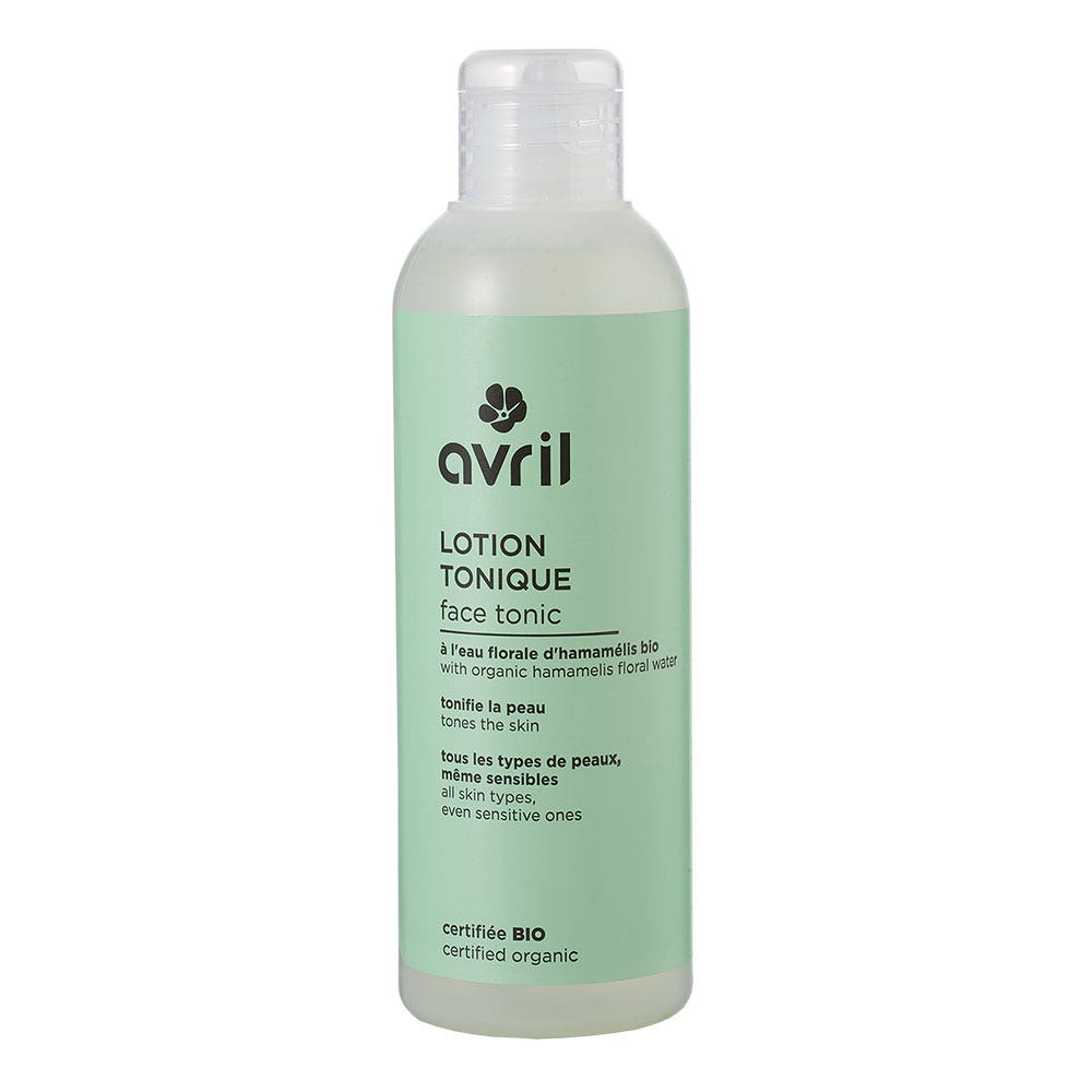 Avril Lotion tonique a l'eau florale d'hamamélis bio 200ml