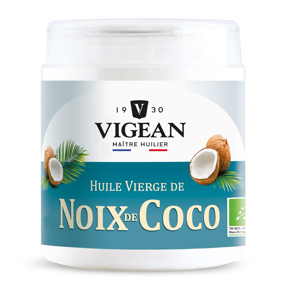 Huilerie Vigean Huiles de Coco Huile de Noix de coco Bio 25cl
