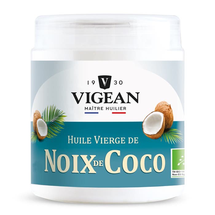Huile de Noix de coco Bio 25cl Huiles de Coco Huilerie Vigean