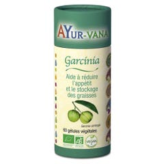 Ayur-Vana Garcinia réduit l'appétit et le stockage des graisses 60 gélules