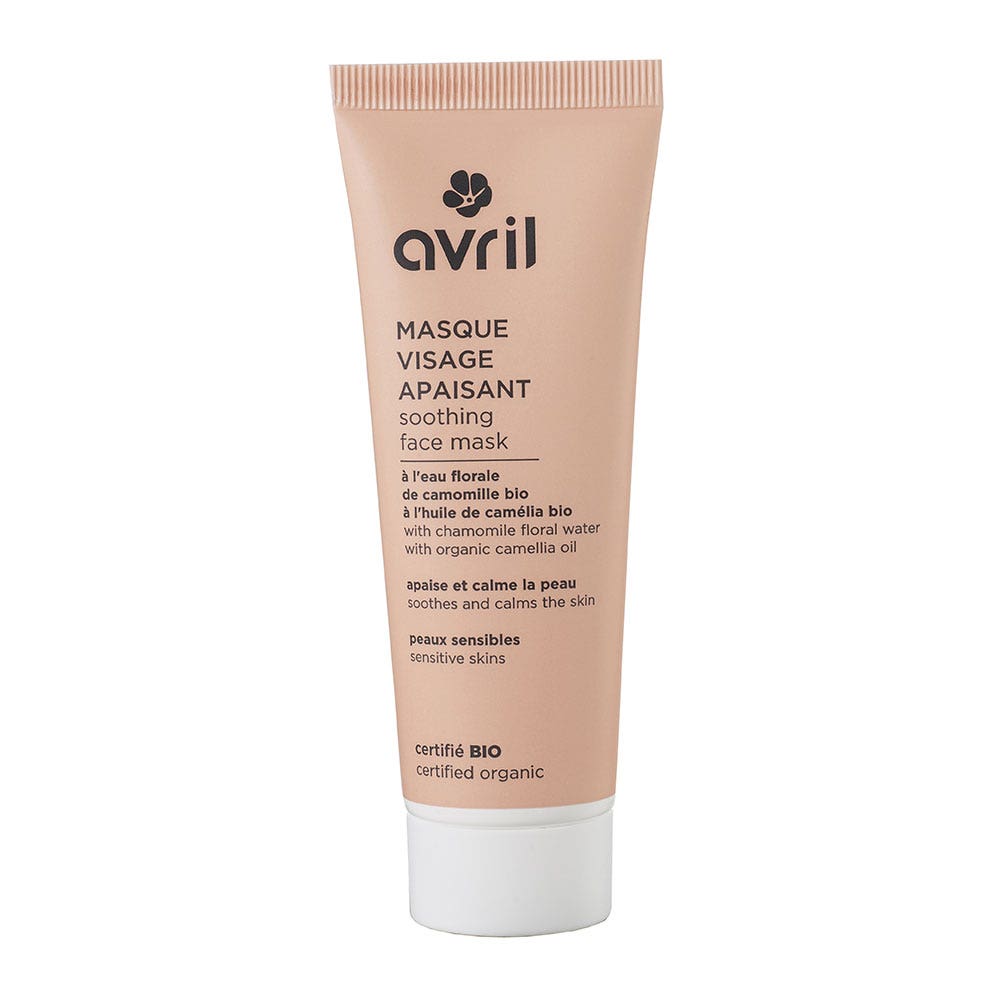 Avril Masque apaisant a l'eau florale de camomille bio Peaux sensibles 50ml