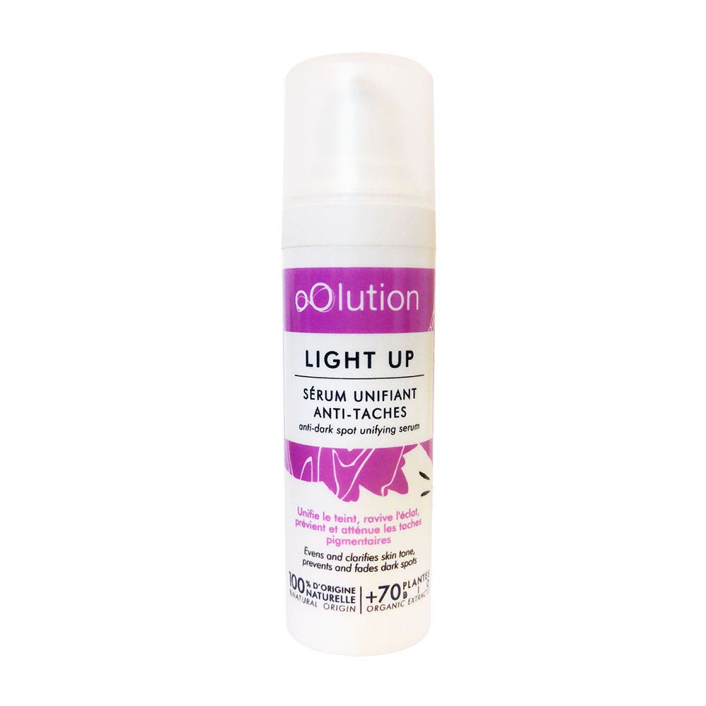 Sérum unifiant Anti-tâches 30ml Light Up Peaux avec tâches et sensibles oOlution