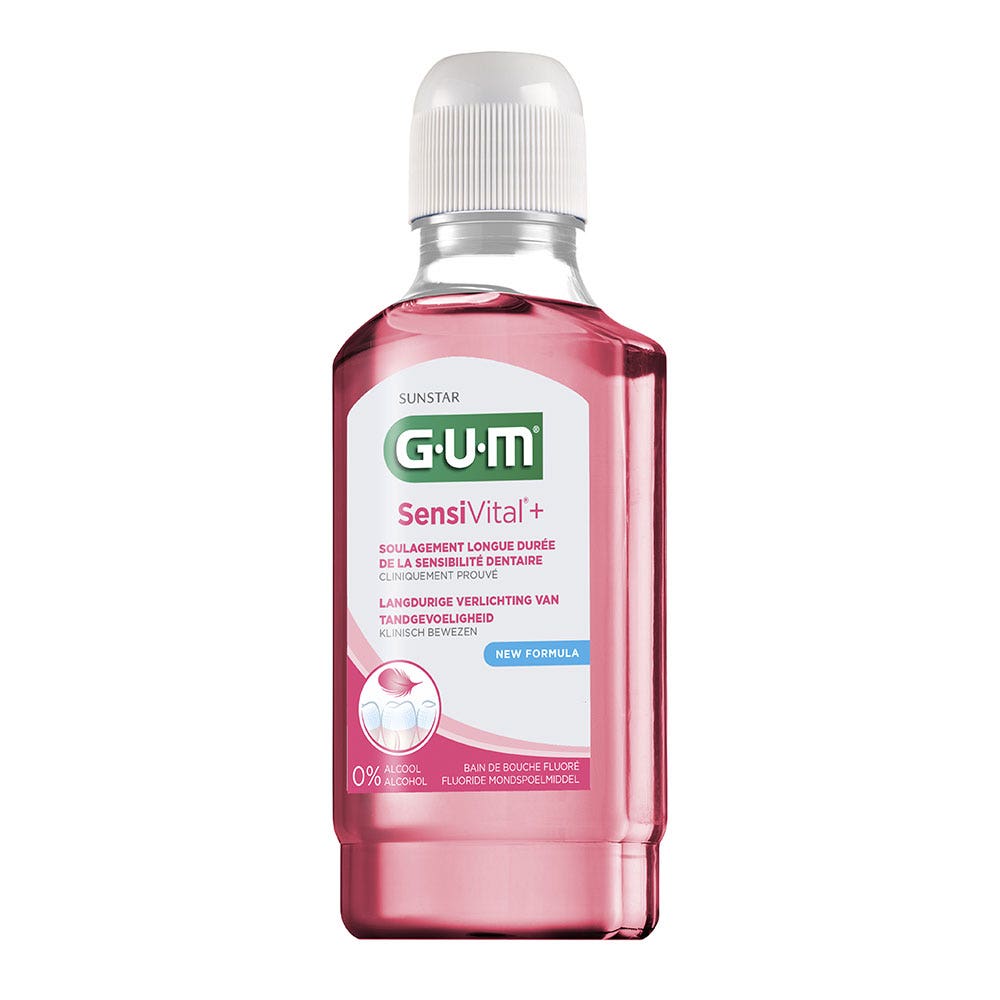 Gum SensiVital+ Bain De Bouche Dents Sensibles 300ml
