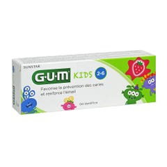 Gum Kids Dentifrice Fluore + Isomalt 2-6 Ans 50ml