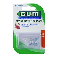 Gum Proxabrush Recharges Brossettes Interdentaires 0.9mm x8