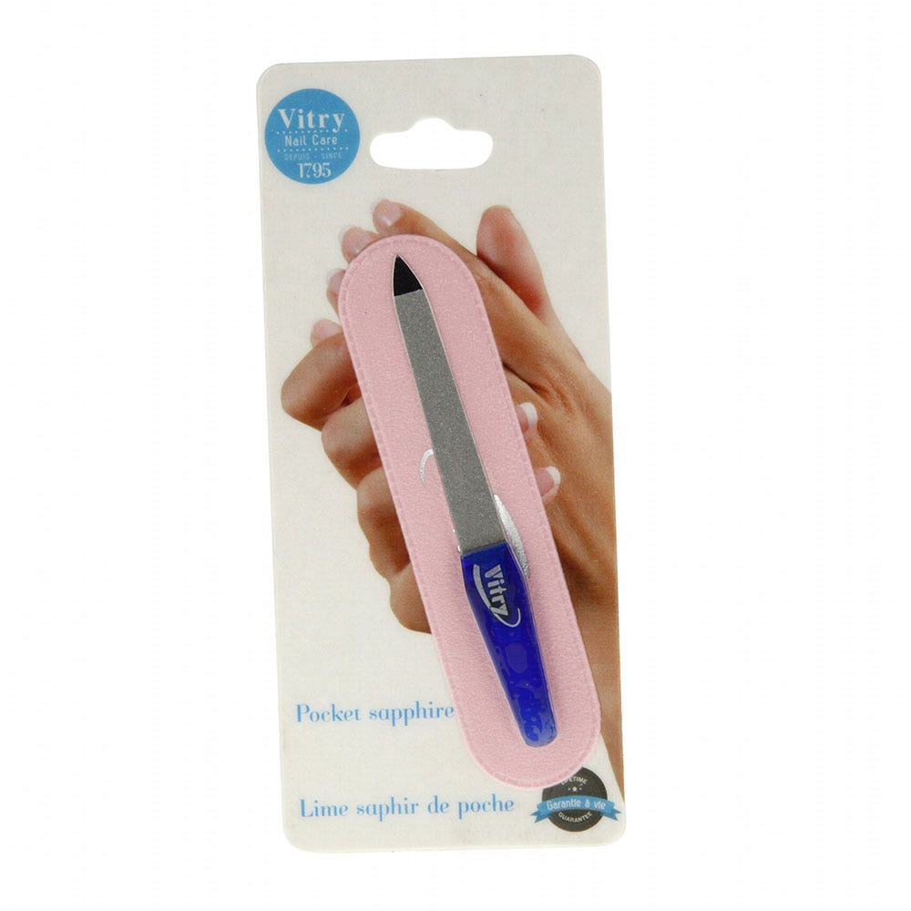Vitry Sapphire Pocket Model 70 Nail File 1 PC main image 0