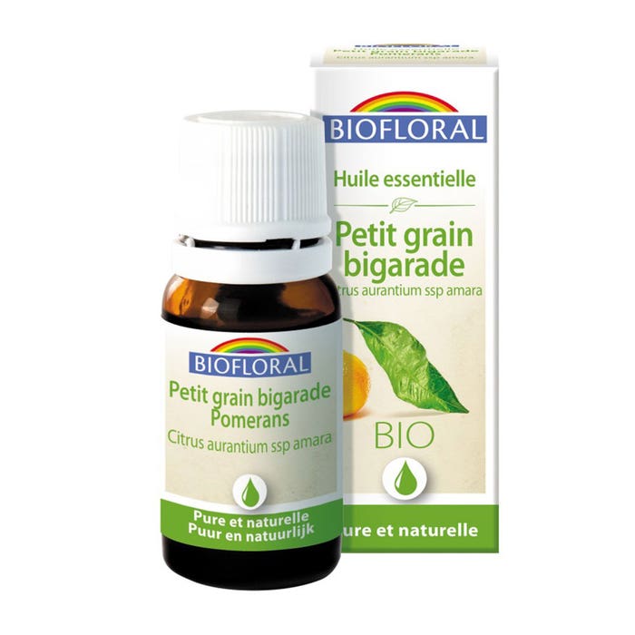 Huile essentielle Petit grain bigarade Bio 10ml Biofloral