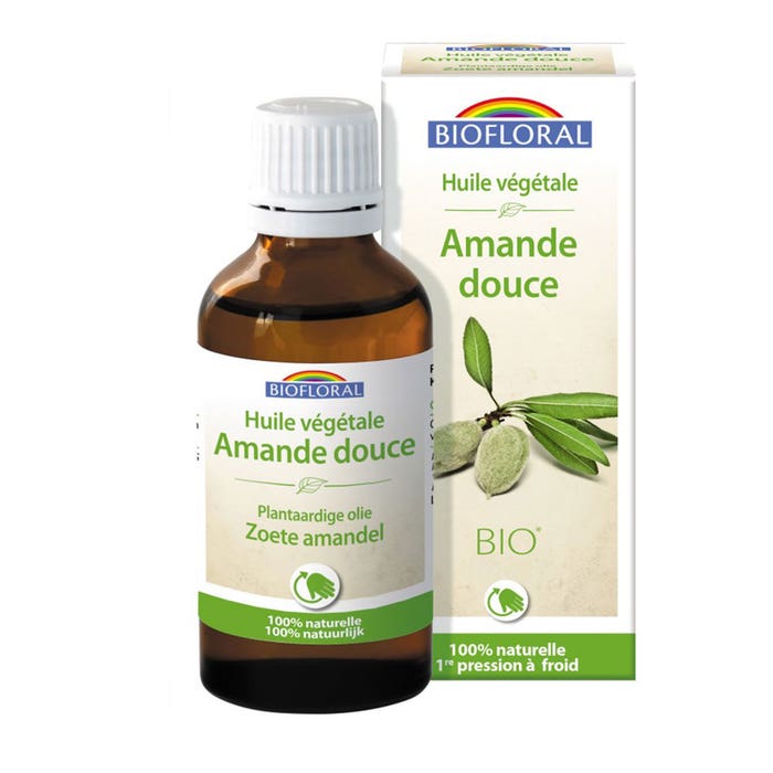 Huile végétale Amande douce Bio 50ml Biofloral