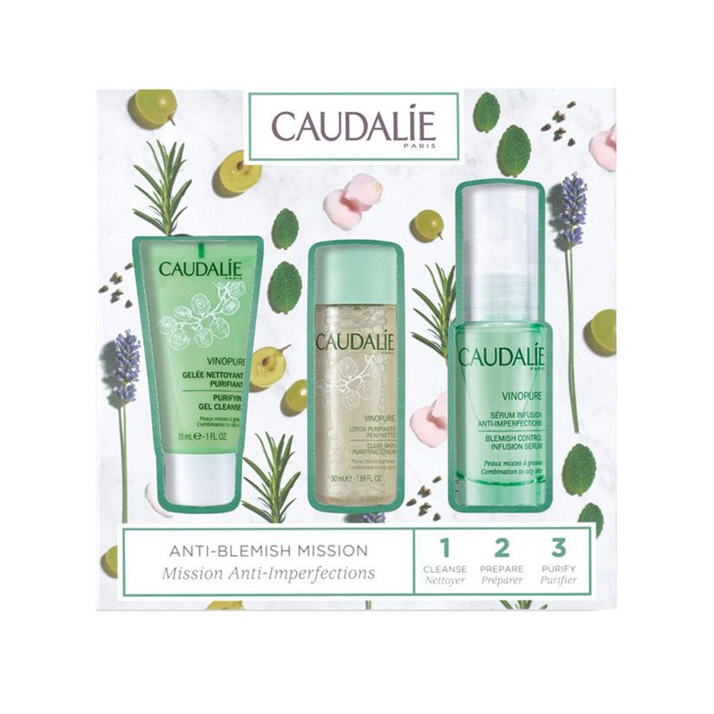 Caudalie Coffret Mission Anti-imperfections Nettoyer, préparer, purifier 110ml