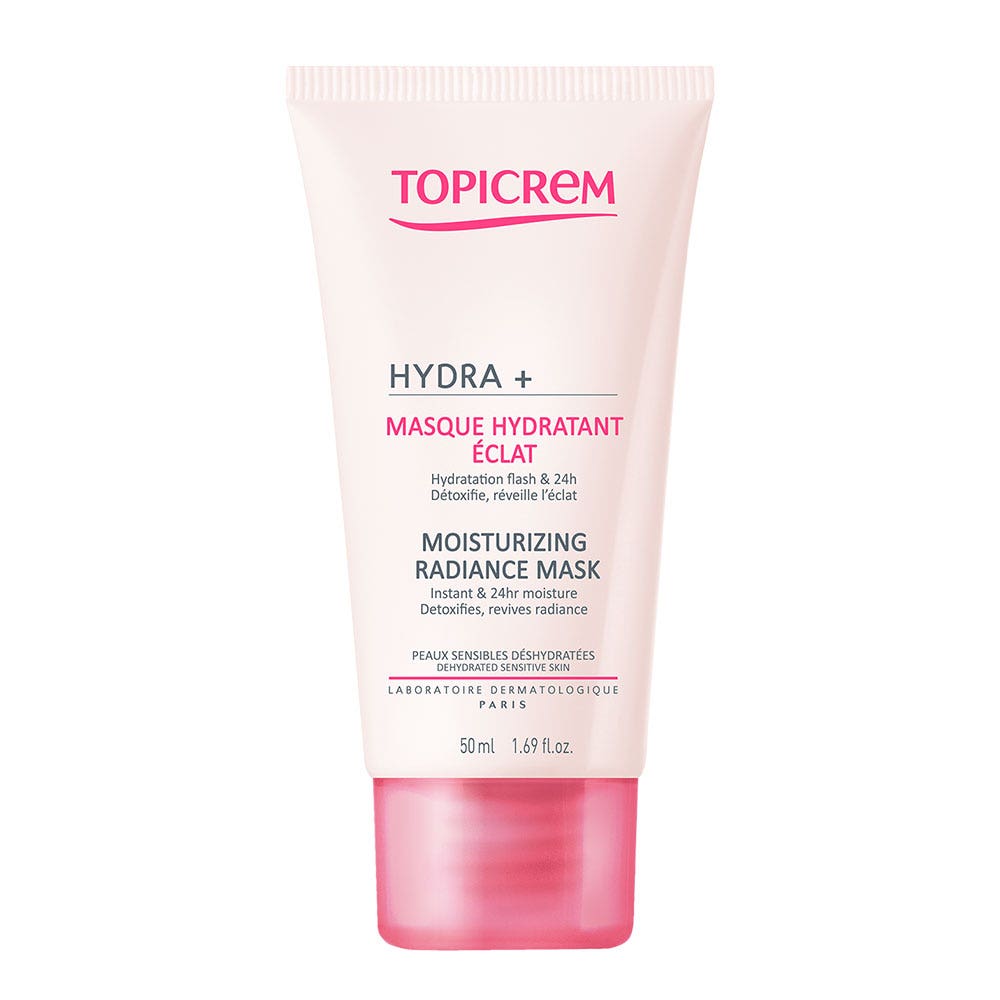 Topicrem Hydra+ Masque Hydratant Eclat Peaux Sensibles Déshydratées 50ml