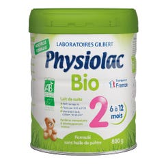 Physiolac Lait En Poudre 2 Bio De 6 à 12 mois