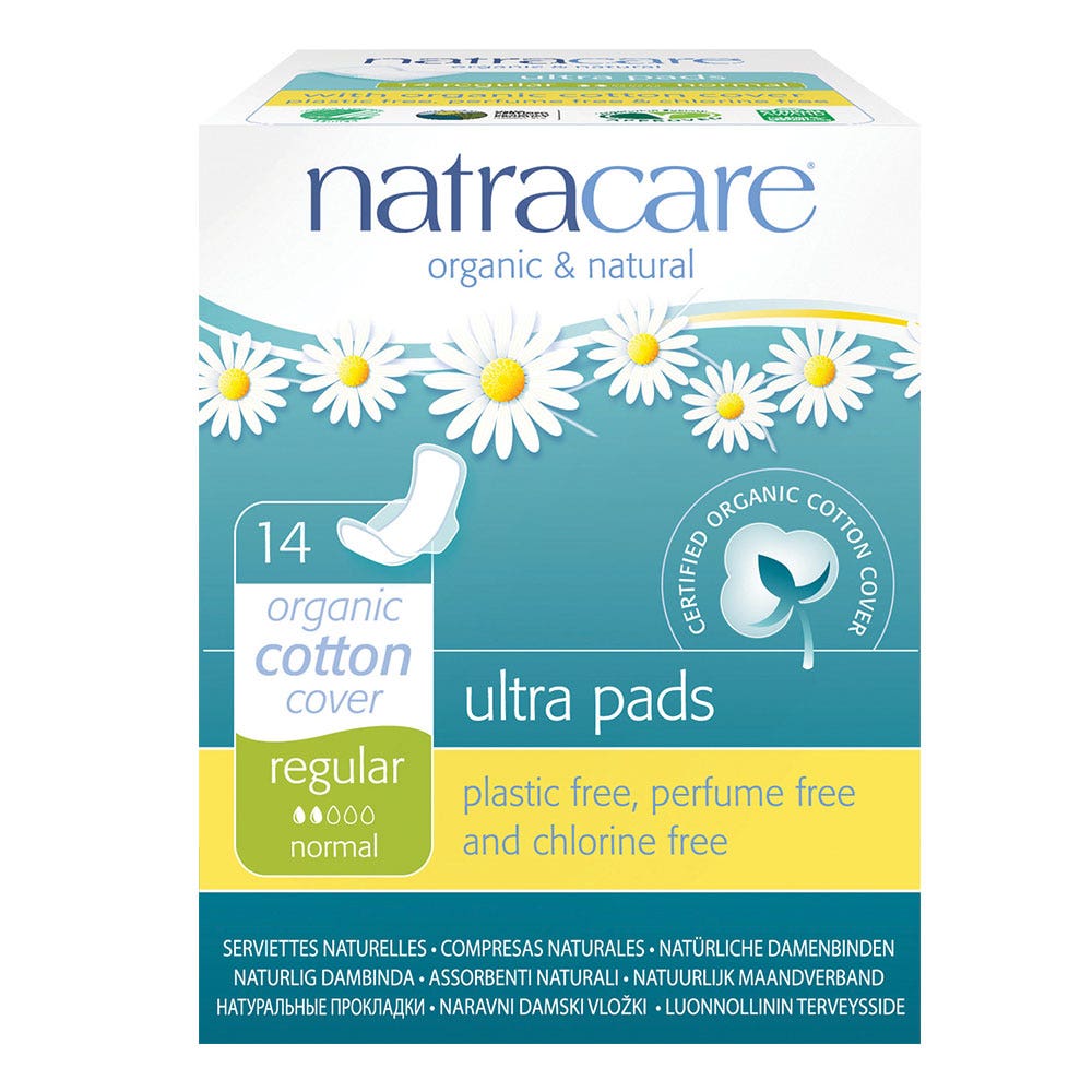 Natracare Serviettes Naturelles Ultra Regular Boite De 14