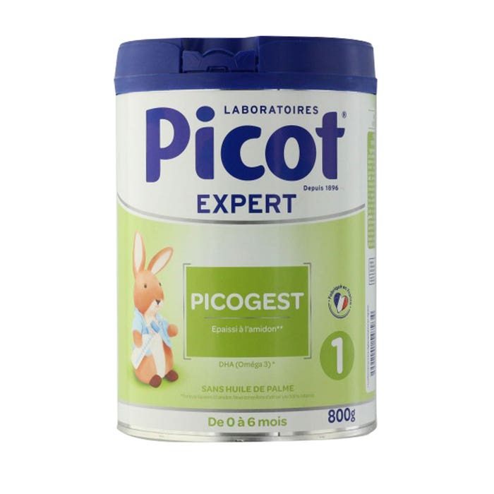 Picot Picogest 1 Preparation pour nourrissons epaissi a l'amidon De 0 à 6 mois 800g