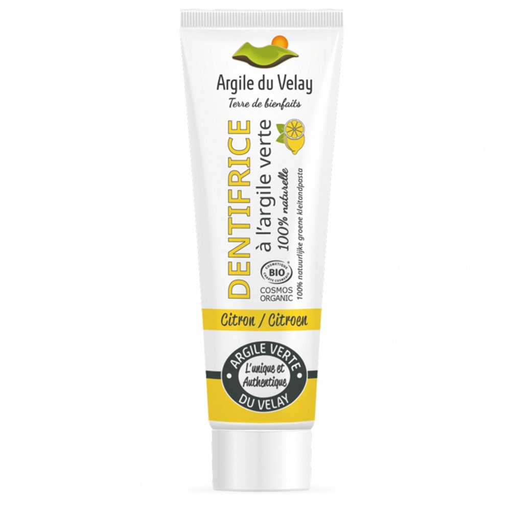 Argile du Velay Dentifrice Citron 75ml