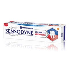 Sensodyne Dentifrice Gencives Et Sensibilites A La Menthe 75ml