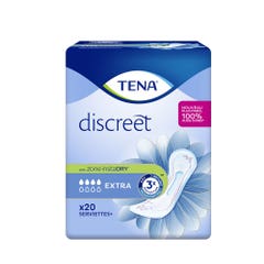 Tena Discreet Protection pour fuites urinaires Femme Extra x20