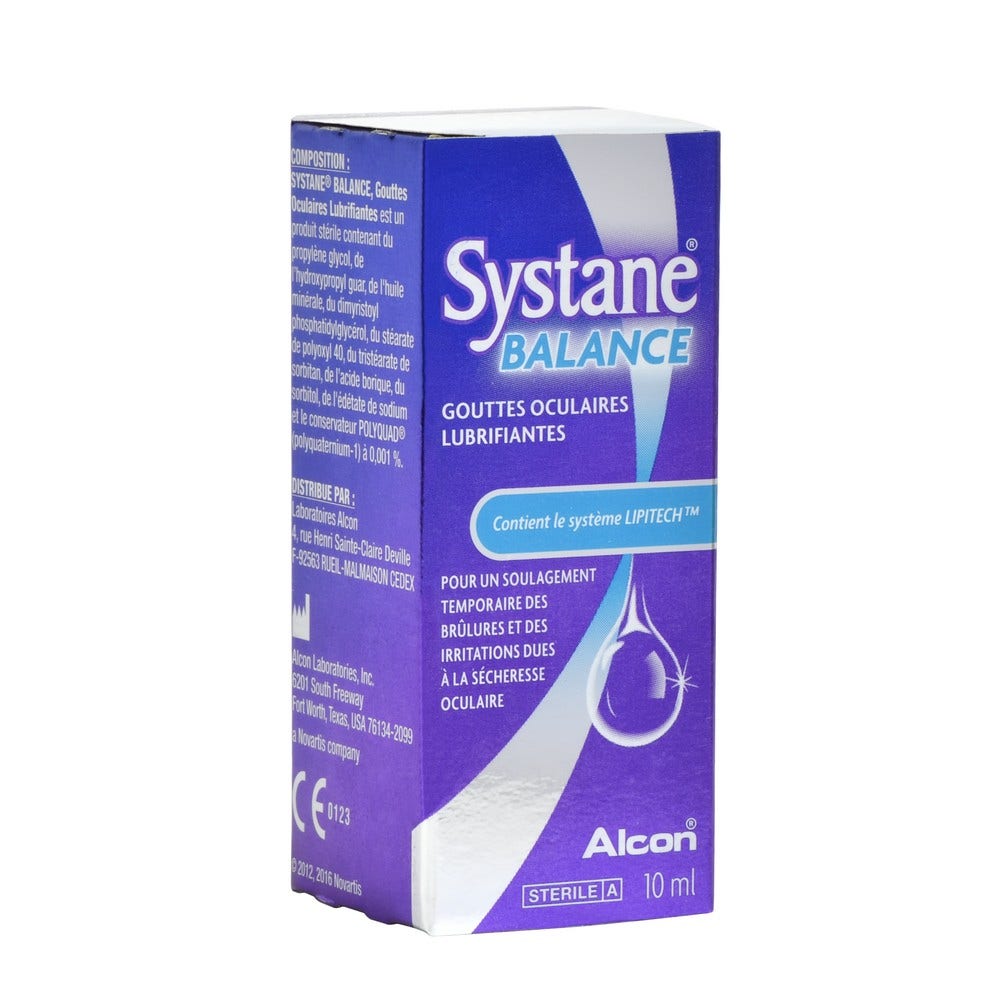 Gouttes Oculaires Lubrifiantes Balance 10ml Systane Balance Alcon