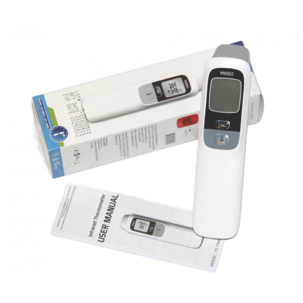 Thermomètre Frontal Sans Contact - Mesure Rapide Enfant/Adulte Avec Alerte Fièvre