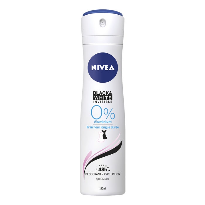 Deodorant Black&white Invisible - 0% 150ml Nivea