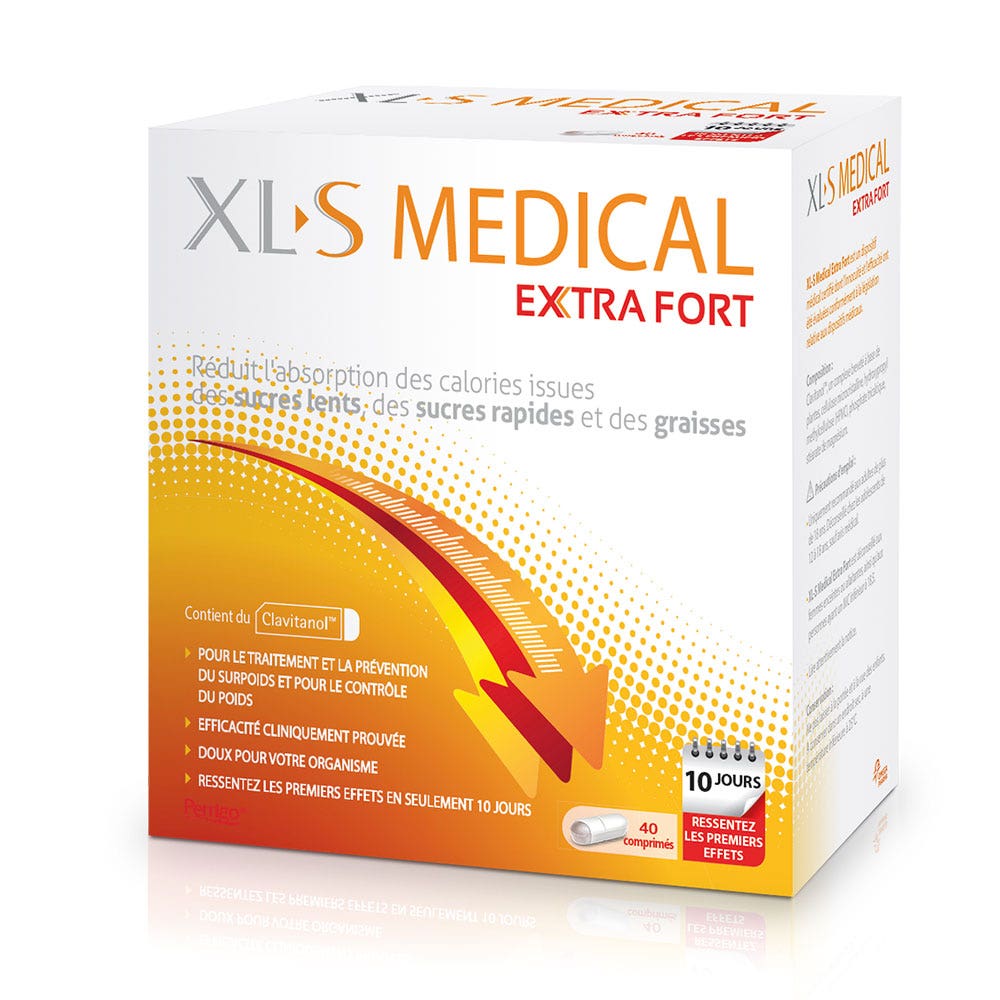 Xl-S Médical Extra Fort Pertes de Poids 40 Comprimes