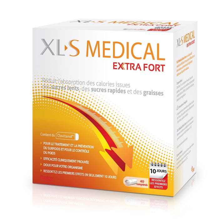 Xl-S Extra Fort Pertes de Poids Medical 40 Comprimes