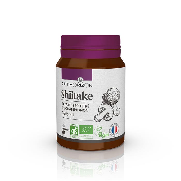 Shiitake Bio 60 Comprimes Diet Horizon