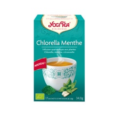 Yogi Tea Chlorella Menthe 17 Sachets D'infusion Ayurvedique Bio