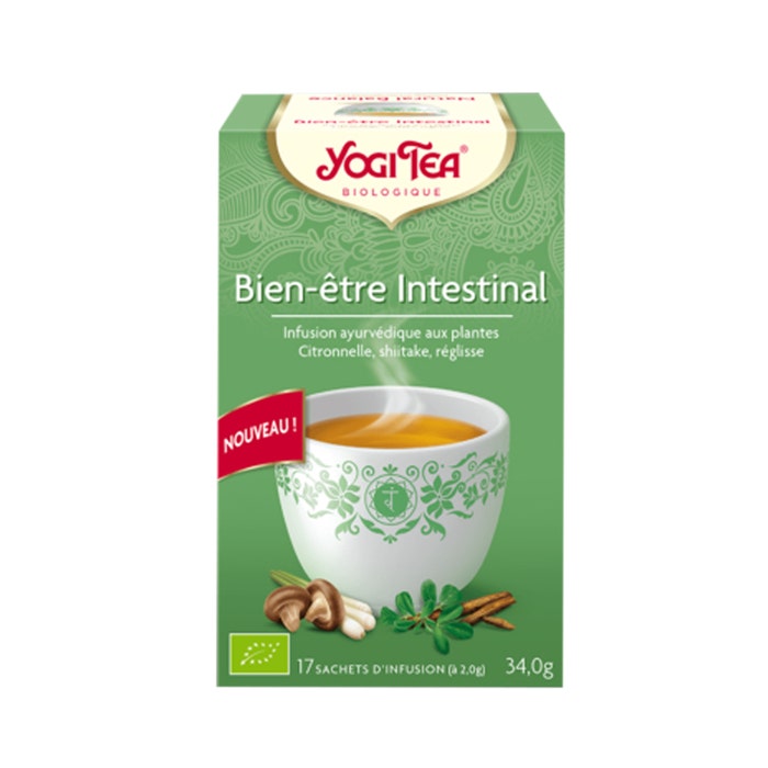 Bien-être intestinal 17 sachets d'infusion ayurvédique Yogi Tea