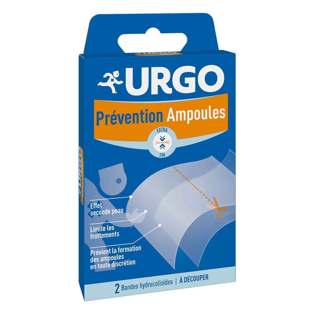 Urgo Bandes Hydrocolloides Prevention Des Ampoules X2 A Decouper