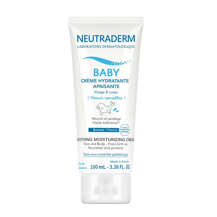 Creme Hydratante Apaisante Peaux Sensibles 100ml Baby Peaux sensibles Neutraderm