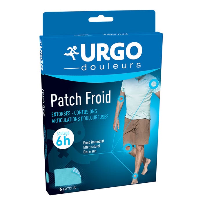 Patch Froid Entorses Et Contusions x6 Urgo