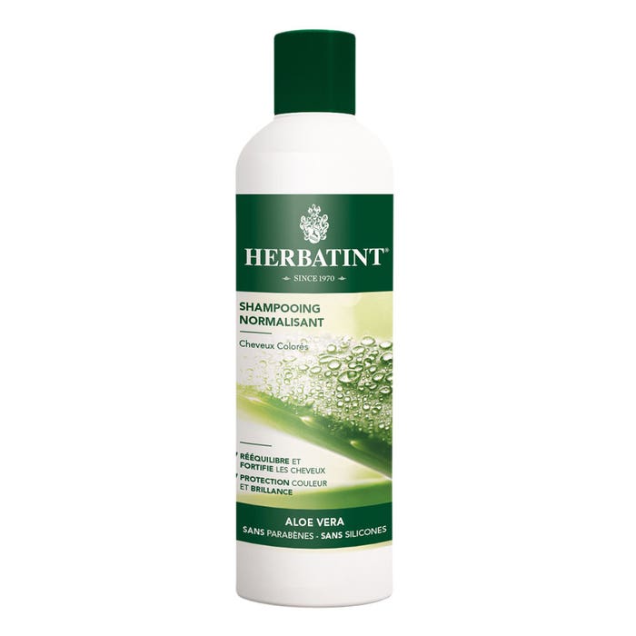Herbatint Shampooing Normalisant Aloe Vera Cheveux colorés 260ml