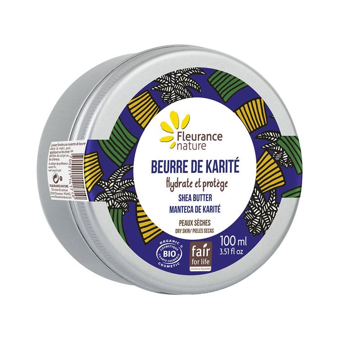 Beurre de Karité bio 100ml Peaux sèches Fleurance Nature
