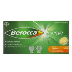 Bayer Berocca Energie Orange effervescents 30 Comprimés
