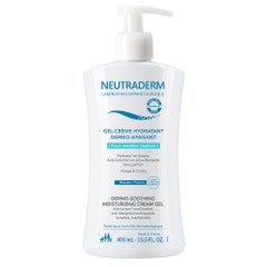 Neutraderm Gel-Crème Hydratant Dermo-Apaisant Peaux sensibles 400ml