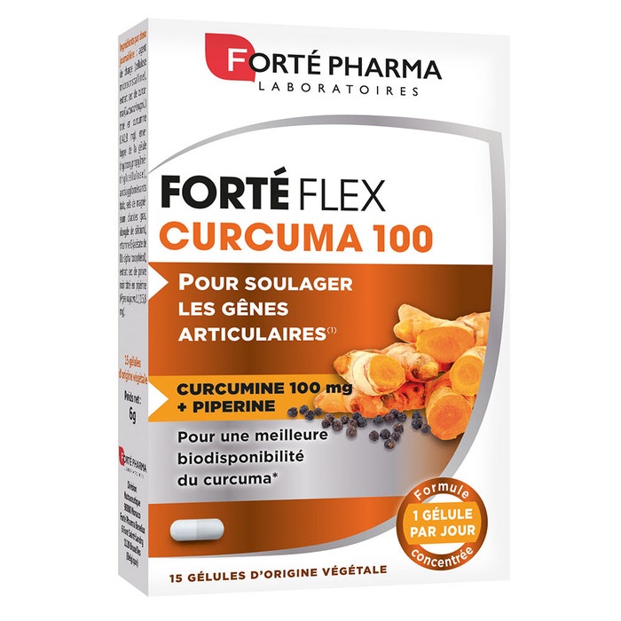 Forté Pharma Forté Flex Gênes Articulaires Curcuma 100 15 gélules
