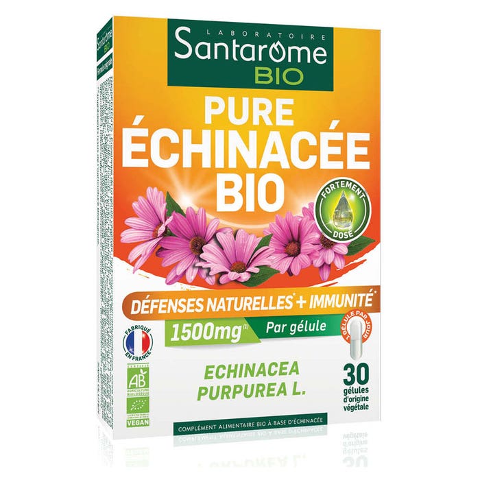 Santarome Pure Echinacée Bio 30 Gélules