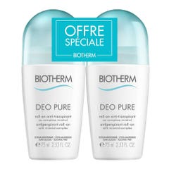 Biotherm Deo Pure Roll-on Anti-transpirant 2x75ml