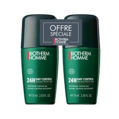Biotherm Day Control Deodorant Anti-transpirant Roll-on Homme 2x75ml