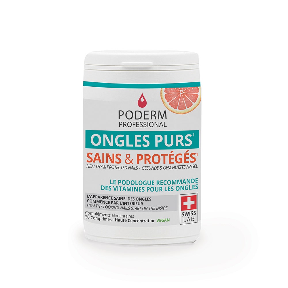 Poderm Ongles purs 30 comprimés